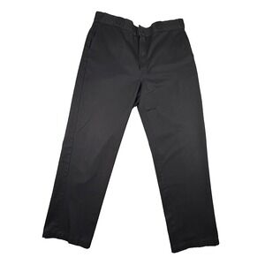 Dickies Men's 40x32 Black Original Fit Straight Leg Work Pants Poly Cot SEE DESC